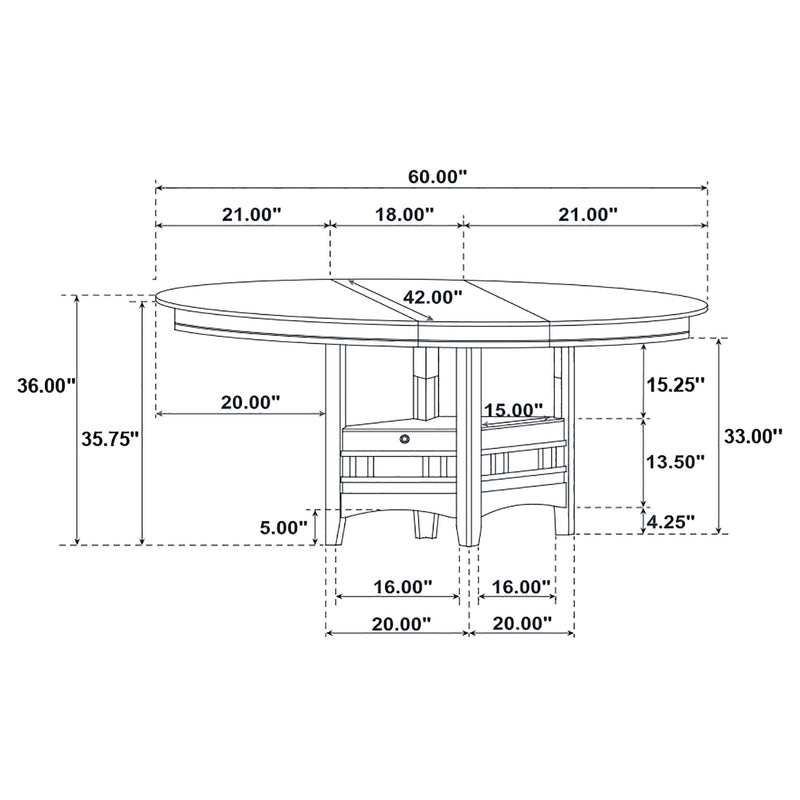 Lavon 5 Pc Counter Height Dining Sets