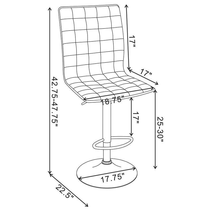 Ashbury Adjustable Bar Stool