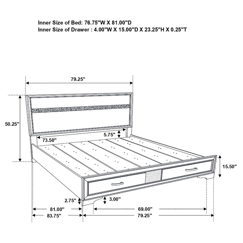 Miranda Bedroom Set with Storage