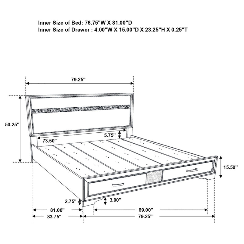 Miranda Bedroom Set with Storage