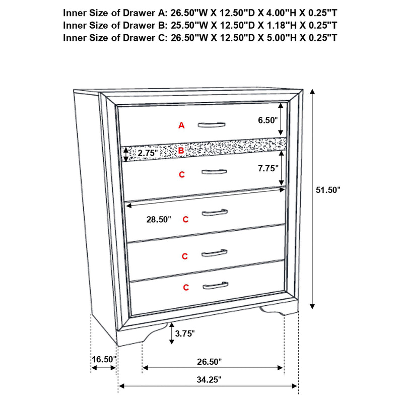 Miranda Bedroom Set with Storage