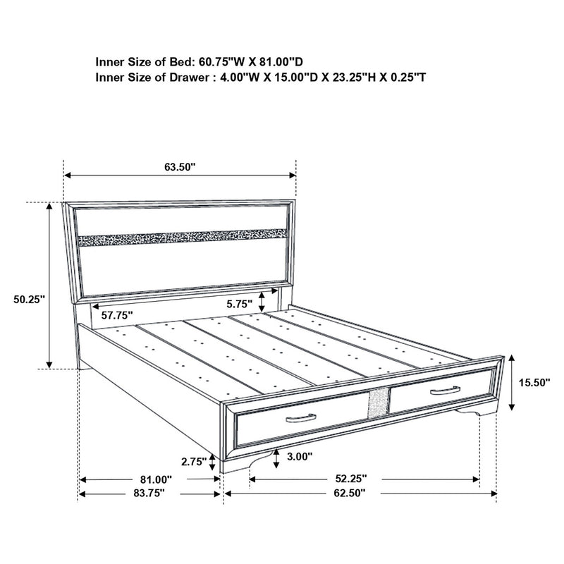 Miranda Bedroom Set with Storage