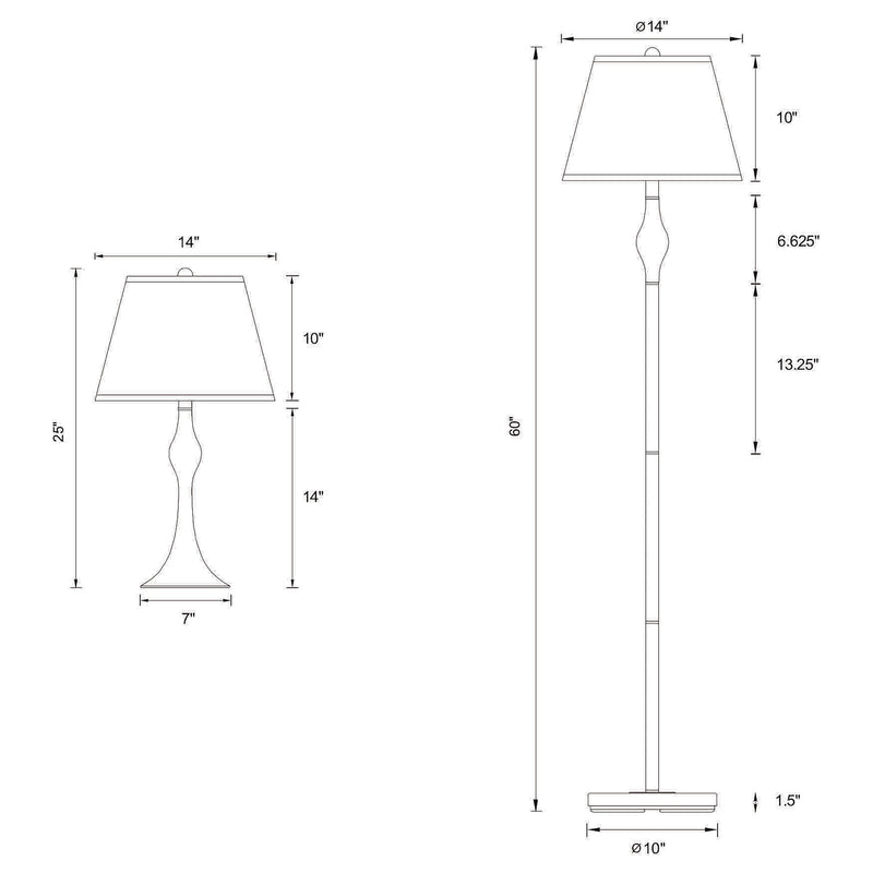 Griffin Lamp Set