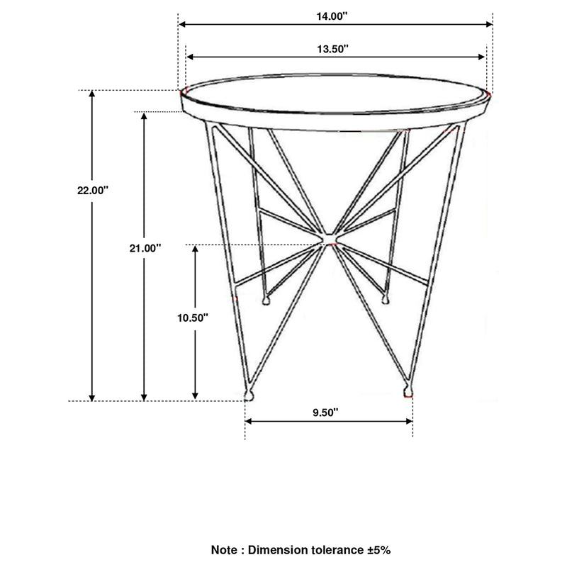 Eliska End & Side Table