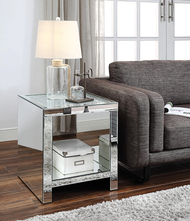 Malish Mirrored End Table image