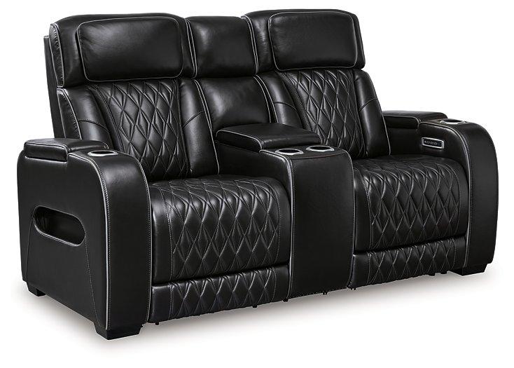 Boyington Power Reclining Loveseat with Console