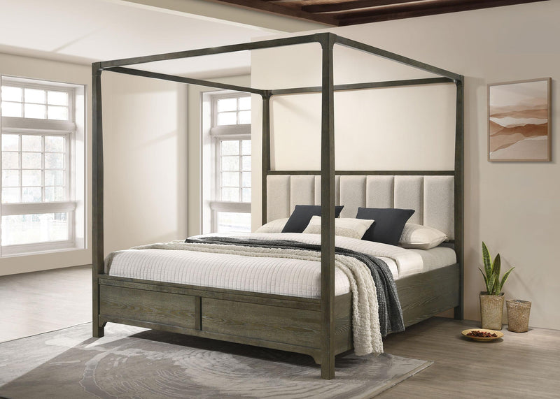 Gran Park Canopy Bed Dark Cocoa