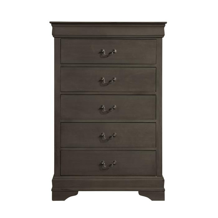 Homelegance Mayville 5 Drawer Chest in Gray 2147SG-9 image