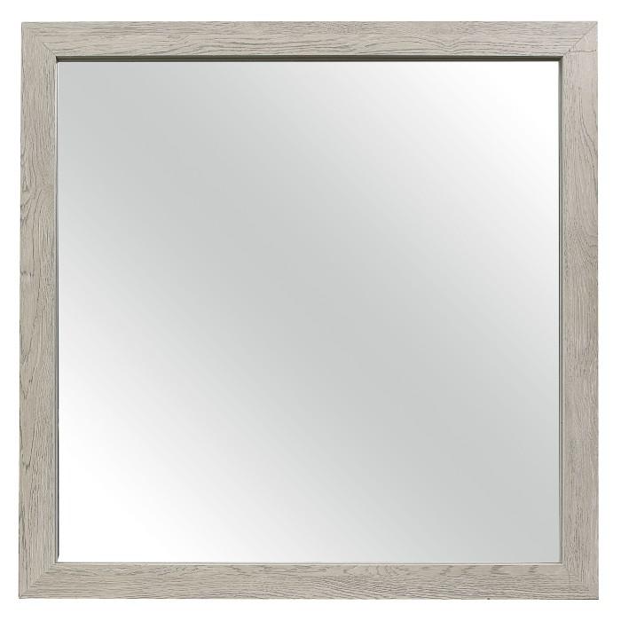 Quinby Mirror in Light Brown 1525-6 image