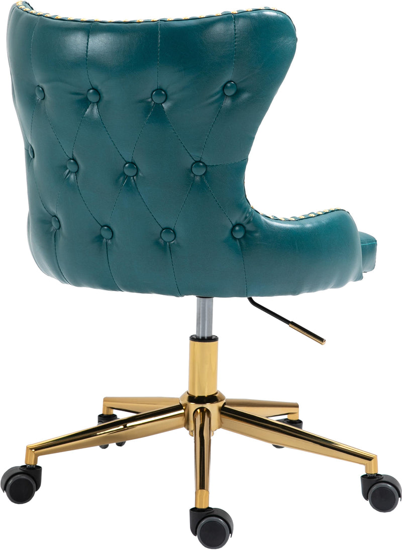 Hendrix Blue Faux Leather Office Chair