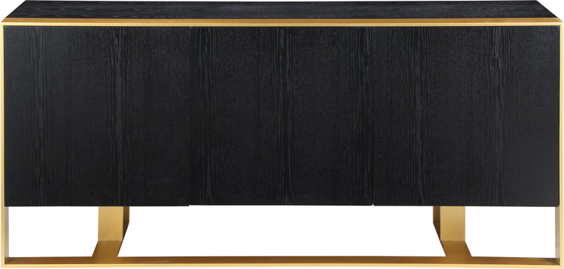 Sherwood Black Wood Sideboard/Buffet