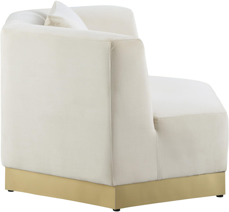Marquis Cream Velvet Chair
