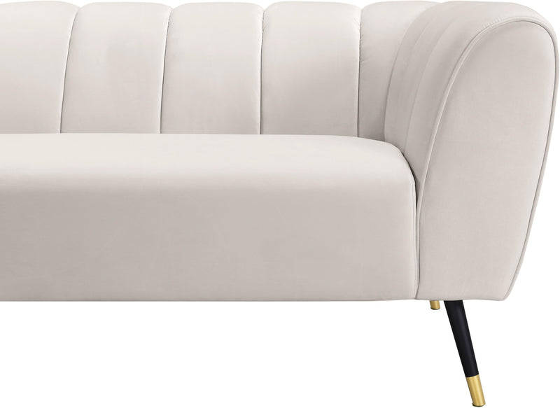 Beaumont Cream Velvet Sofa