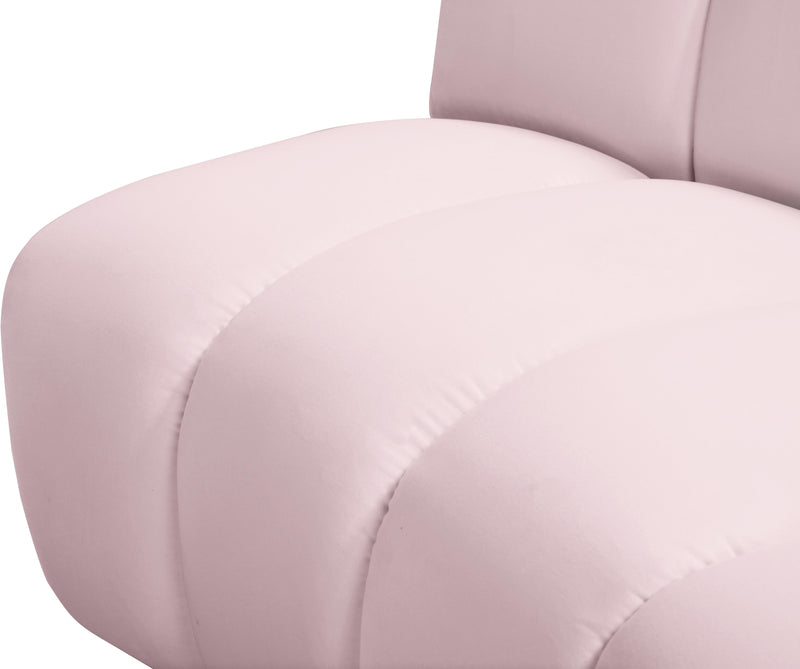 Infinity Pink Velvet Modular Chair
