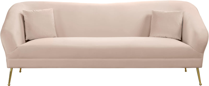 Hermosa Pink Velvet Sofa