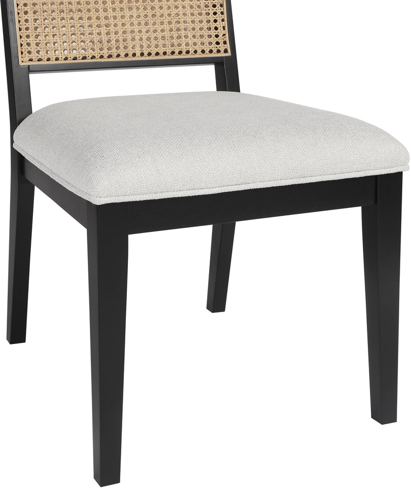 Lucid Black Velvet Dining Chair