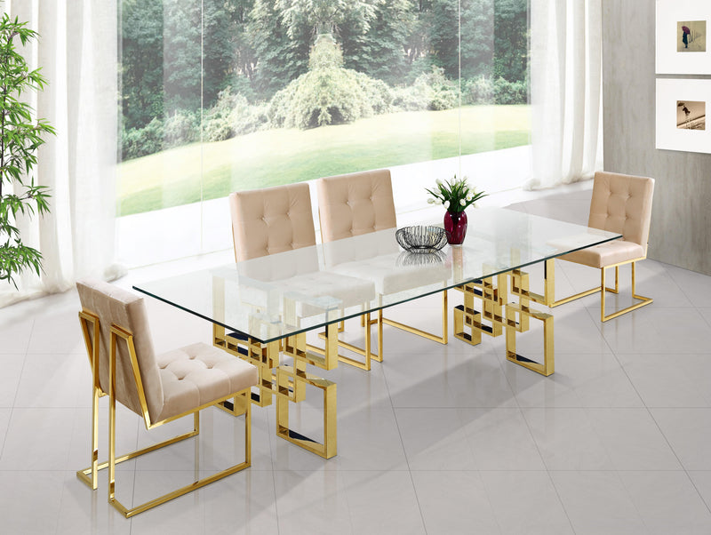 Pierre Gold Dining Table