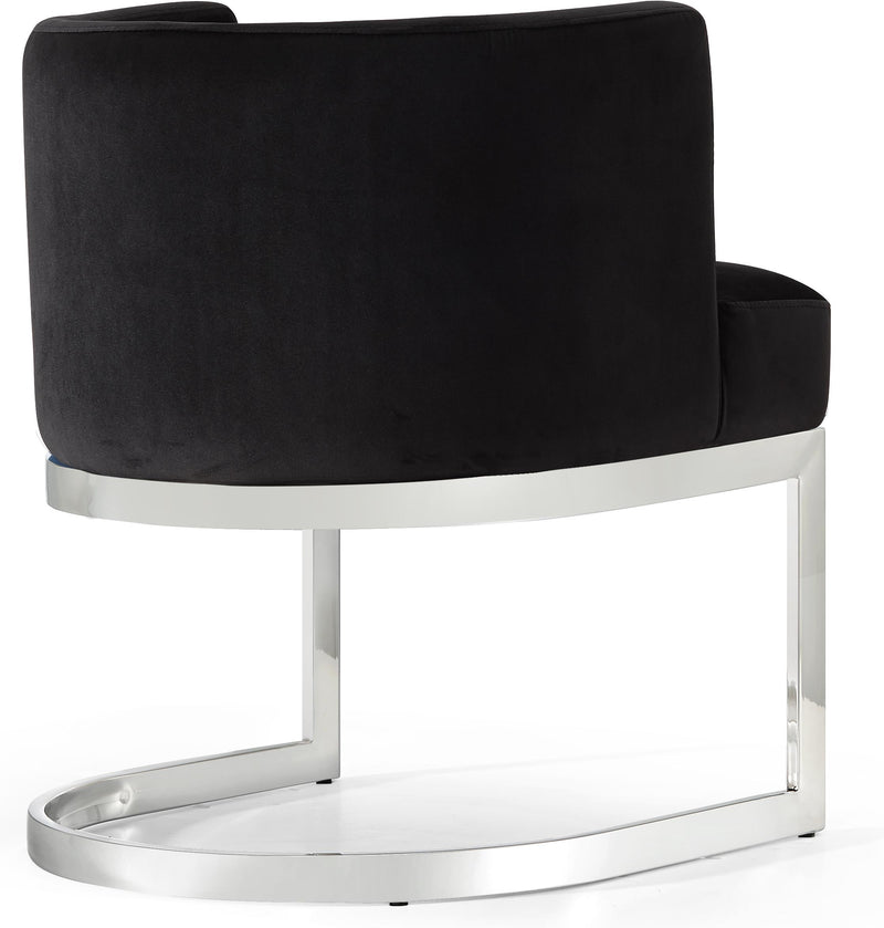 Gianna Black Velvet Dining Chair