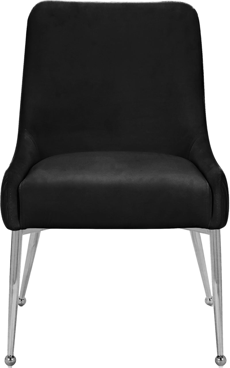 Ace Black Velvet Dining Chair