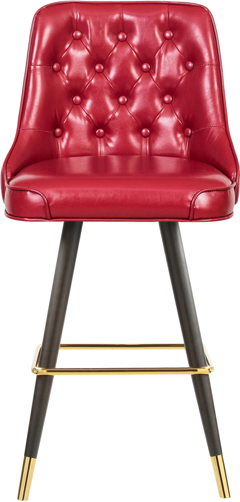 Portnoy Red Faux Leather Counter/Bar Stool