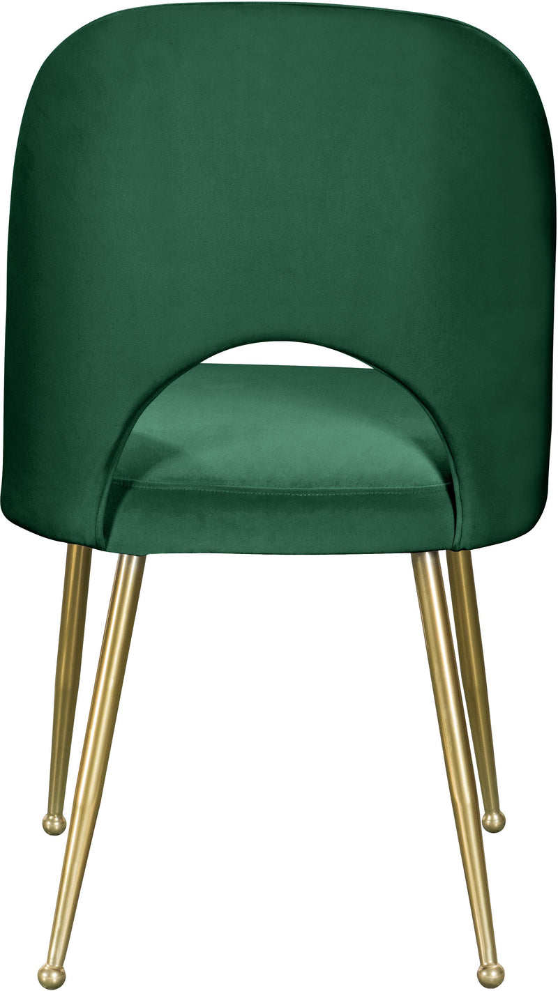 Logan Green Velvet Dining Chair